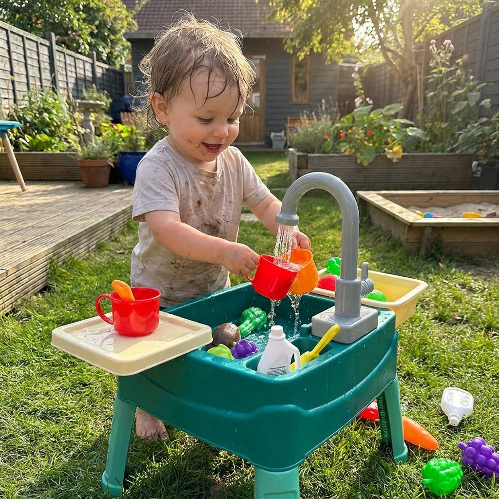 Children's Indoor/Outdoor Standing Sink lifestyle