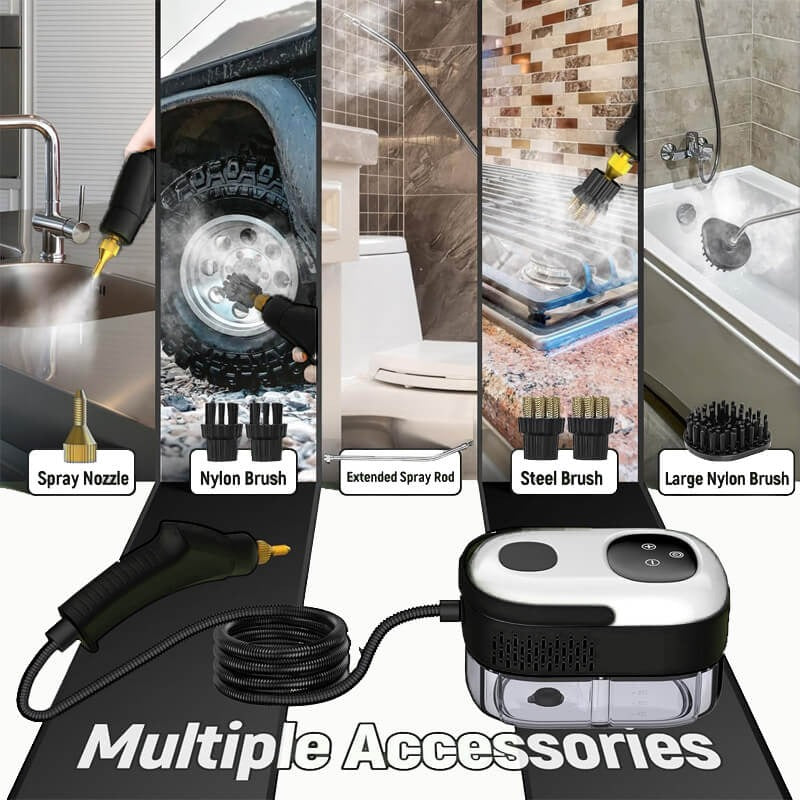 2500W Steam Cleaner with Gloves
